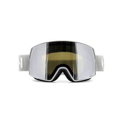 Silver Mirror Ski Goggles